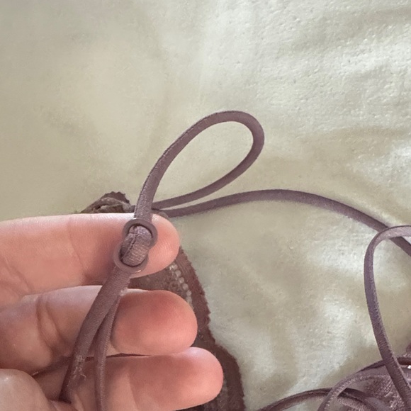 PINK Victoria's Secret Lace Bralette in Dusty Rose / J14 - Picture 4 of 5